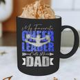 My Favorite Cheerleader Calls Me Dad Cheer Dad Fathers Day Graphic Print Coffee Mug
