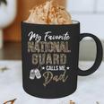 My Favorite National Guard Calls Me Dad Military Family Graphic Print Coffee Mug