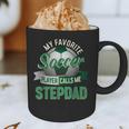 My Favorite Soccer Player Calls Me Stepdad Father's Day Men Graphic Print Coffee Mug