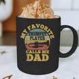 My Favorite Trumpet Player Calls Me Dad Father Vintage Graphic Print Coffee Mug