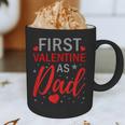 My First Valentine As Dad 2025 For a Proud New Father Graphic Print Coffee Mug My First Valentine As Dad 2025 For a Proud New Father Graphic Print Coffee Mug