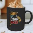 Fishing Jokes Dad Dont Be A Dumb Bass Fish Fisherman Graphic Print Coffee Mug