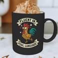 Fluent In Fowl Language Chicken Rooster Mom Dad Farm Graphic Print Coffee Mug