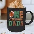 Football 1st Year One Down Dada Birthday For Dad Daddy Graphic Print Coffee Mug