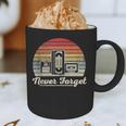 Never Forget Retro Nostalgia Vintage Cassette Graphic Print Coffee Mug