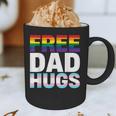 Free Dad Hugs Pride Flag Month LGBTQ Transgender Support Graphic Print Coffee Mug Free Dad Hugs Pride Flag Month LGBTQ Transgender Support Graphic Print Coffee Mug