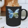 Frutiger Aero Aesthetic Butterfly Computer Fishes Scenery Graphic Print Coffee Mug