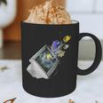 Frutiger Aero Aesthetic Tech Computer Aquarium Fishes Graphic Print Coffee Mug
