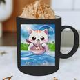Frutiger Aero Aesthetic Tech Kawaii Ramen Cat Fishes Graphic Print Coffee Mug