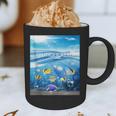 Frutiger Aero Aesthetic Tech Ocean Underwater Fishes Graphic Print Coffee Mug