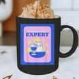 Fun Cute Introvert Cat Character With Wine Graphic Print Coffee Mug Fun Cute Introvert Cat Character With Wine Graphic Print Coffee Mug