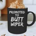 Fun New Dad Joke Baby Shower Gag Promoted To Butt Wiper Graphic Print Coffee Mug