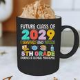 Future Class Of 2029 I Survived Passed 5th Grade Graduation Graphic Print Coffee Mug
