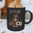 Future HBCU Grad Graduate Afro Boy College Graduation Graphic Print Coffee Mug
