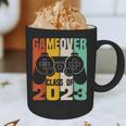 GAME OVER Class Of 2023 Video Games Vintage Graduation Gamer Graphic Print Coffee Mug