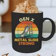Gen X Slide Strong Generation X Gen Xer Nostalgia Graphic Print Coffee Mug