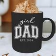 Girl Dad Est 2024 Dad Of Girls Father's Day Graphic Print Coffee Mug
