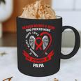 Go Red In Memory Of Papa Heart Disease Awareness Memorial Graphic Print Coffee Mug