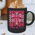 Graduate 2025 For Senior 2025 Graduation Coquette Pink Bow Graphic Print Coffee Mug