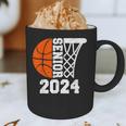 Graduate Senior Class Of 2024 Basketball Player Graduation Graphic Print Coffee Mug