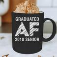 Graduated AF 2018 Senior Graduation Shirt Graphic Print Coffee Mug