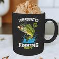 I Graduated Can I Go Fishing Now 2025 Graduation Fisher Graphic Print Coffee Mug
