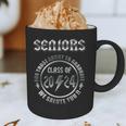 Graduation 2024 Rock & Roll Style Senior Graphic Print Coffee Mug