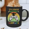 Graduation 5th Grade Level Complete Gamer Class 2021 Gaming Graphic Print Coffee Mug