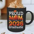 Graduation Basketball Retro Proud Mom Of A 2026 Graduate Graphic Print Coffee Mug