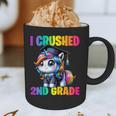 Graduation I Crushed 2nd Grade Unicorn Girls Grad Magical Graphic Print Coffee Mug