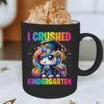 Graduation I Crushed Kindergarten Unicorn Girls Grad Magical Graphic Print Coffee Mug