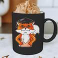 Graduation Fox School Bachelor Master Doctor Study Graphic Print Coffee Mug