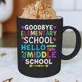 Graduation Shirt For 5th Grader Goodbye Hello Middle School Graphic Print Coffee Mug