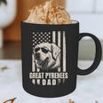 Great Pyrenees Dog Dad American Flag For Father Men Graphic Print Coffee Mug Great Pyrenees Dog Dad American Flag For Father Men Graphic Print Coffee Mug