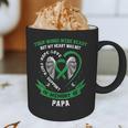 Green In Memory Of Papa Kidney Disease Awareness Products Graphic Print Coffee Mug Green In Memory Of Papa Kidney Disease Awareness Products Graphic Print Coffee Mug