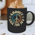 Groovy Like The 70s Peace Aesthetic Nostalgia 1970's Retro Graphic Print Coffee Mug Groovy Like The 70s Peace Aesthetic Nostalgia 1970's Retro Graphic Print Coffee Mug