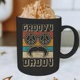 Groovy Daddy 60s Outfit 70s Themed Party Costume Dad Hippie Graphic Print Coffee Mug