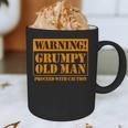 Grumpy Old Man Tee Shirt For Grandfathers Dads Father's Day Graphic Print Coffee Mug