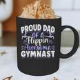 Gymnastics Watercolor Proud Dad Of A Flippin Awesome Gymnast Graphic Print Coffee Mug Gymnastics Watercolor Proud Dad Of A Flippin Awesome Gymnast Graphic Print Coffee Mug