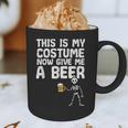 Halloween This Is My Costume Give Me Skeleton Dad Men Graphic Print Coffee Mug