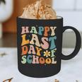Happy Last Day Of School Groovy Teacher Student Graduation Graphic Print Coffee Mug