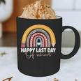 HAPPY LAST OF DAY SCHOOL Rainbow Teacher Student Graduation Graphic Print Coffee Mug