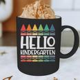 Hello Kindergarten First Day Back To School Graduation Graphic Print Coffee Mug