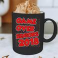 High School Graduation Tshirt Game Over Senior Class Of 2018 Graphic Print Coffee Mug