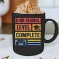 High School Level Complete Class Of 2024 Senior Graduation Graphic Print Coffee Mug