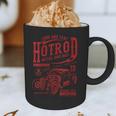 Hotrod Car Automotive Nostalgia Distressed Retro Graphic Print Coffee Mug