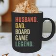 Husband Dad Board Game Night Legend Father Vintage Graphic Print Coffee Mug