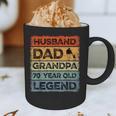 Husband Dad Grandpa 70 Year Old Legend 70th Birthday Vintage Graphic Print Coffee Mug Husband Dad Grandpa 70 Year Old Legend 70th Birthday Vintage Graphic Print Coffee Mug