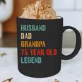 Husband Dad Grandpa 75 Year Old Legend 75th Birthday Graphic Print Coffee Mug