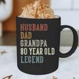 Husband Dad Grandpa 80 Year Old Legend 80th Birthday Graphic Print Coffee Mug